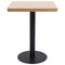vidaXL Bistro Table Light Brown 60X60 cm MDF