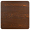 vidaXL Bistro Table Dark Brown 60X60 cm MDF