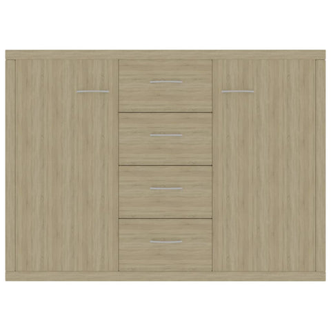 vidaXL Sideboard Sonoma Oak 88x30x65 cm Engineered Wood