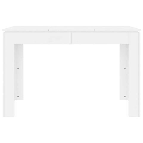 vidaXL Dining Table White 120x60x76 cm Engineered Wood