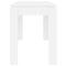 vidaXL Dining Table White 120x60x76 cm Engineered Wood