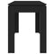 vidaXL Dining Table Black 120x60x76 cm Engineered Wood