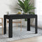 vidaXL Dining Table Black 120x60x76 cm Engineered Wood