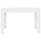 vidaXL Dining Table High Gloss White 120x60x76 cm Engineered Wood