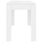 vidaXL Dining Table High Gloss White 120x60x76 cm Engineered Wood