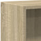 vidaXL Bookshelf Sonoma Oak 40x24x75 cm Engineered Wood