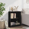 vidaXL Bookshelf Black 60x24x76 cm Engineered Wood
