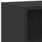 vidaXL Bookshelf Black 60x24x76 cm Engineered Wood