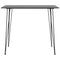 vidaXL Bar Table Black 120x60x105 cm