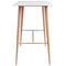 vidaXL Bar Table White 120x60x105 cm