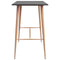 vidaXL Bar Table Black 120x60x105 cm