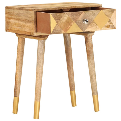 vidaXL Bedside Cabinet 43x30x58 cm Solid Mango Wood