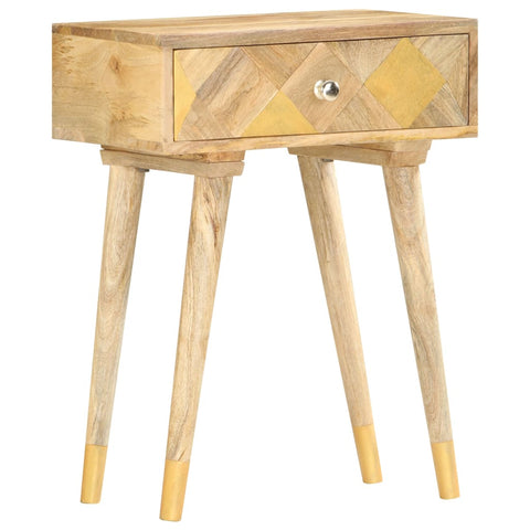 vidaXL Bedside Cabinet 43x30x58 cm Solid Mango Wood