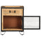 vidaXL Bedside Cabinet 43x30x51 cm Solid Rough Mango Wood
