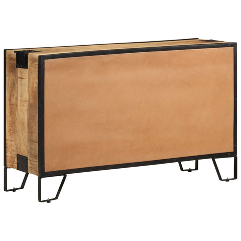 vidaXL Sideboard 100x31x60 cm Solid Rough Mango Wood