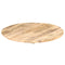 vidaXL Table Top Solid Mango Wood Round 15-16 mm 50 cm