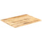 vidaXL Table Top Solid Mango Wood 25-27 mm 80x60 cm