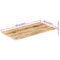 vidaXL Table Top Solid Mango Wood 25-27 mm 100x60 cm