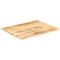 vidaXL Table Top Solid Mango Wood 25-27 mm 80x70 cm