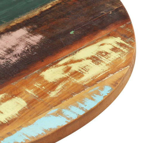 vidaXL Round Table Top 50 cm 25-27 mm Solid Reclaimed Wood