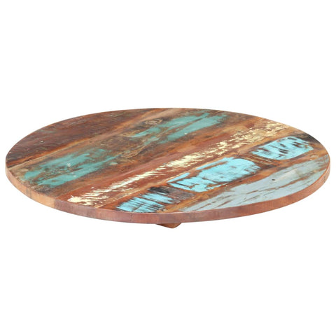 vidaXL Round Table Top 50 cm 25-27 mm Solid Reclaimed Wood