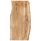 vidaXL Table Top Solid Acacia Wood 118x(50-60)x2.5 cm