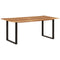 vidaXL Dining Table 180x90x76 cm Solid Acacia Wood