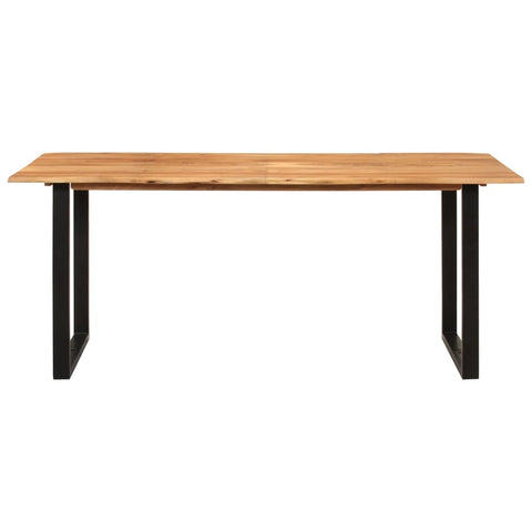 vidaXL Dining Table 180x90x76 cm Solid Acacia Wood