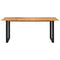 vidaXL Dining Table 180x90x76 cm Solid Acacia Wood