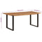 vidaXL Dining Table 180x90x76 cm Solid Acacia Wood