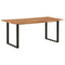 vidaXL Dining Table 180x90x76 cm Solid Acacia Wood