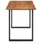 vidaXL Dining Table 140x70x76 cm Solid Acacia Wood
