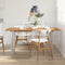 vidaXL Dining Table 154x80x76 cm Solid Acacia Wood