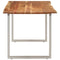 vidaXL Dining Table 154x80x76 cm Solid Acacia Wood