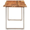 vidaXL Dining Table 140x70x76 cm Solid Acacia Wood