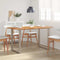 vidaXL Dining Table 140x70x76 cm Solid Acacia Wood