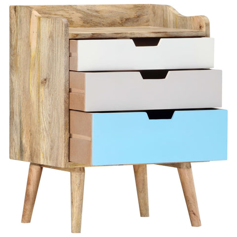 vidaXL Bedside Cabinet 47x35x63 cm Solid Mango Wood