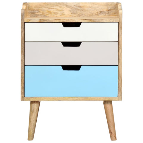 vidaXL Bedside Cabinet 47x35x63 cm Solid Mango Wood