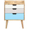 vidaXL Bedside Cabinet 47x35x63 cm Solid Mango Wood