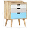 vidaXL Bedside Cabinet 47x35x63 cm Solid Mango Wood