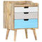 vidaXL Bedside Cabinet 47x35x63 cm Solid Mango Wood
