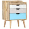 vidaXL Bedside Cabinet 47x35x63 cm Solid Mango Wood