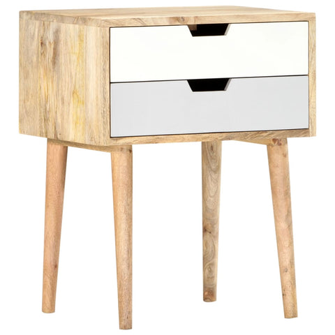 vidaXL Bedside Cabinet 47x35x59 cm Solid Mango Wood