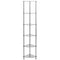 vidaXL 6-Tier Shelf Transparent 30x30x160 cm Tempered Glass