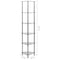 vidaXL 6-Tier Shelf Transparent 30x30x160 cm Tempered Glass