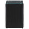 vidaXL Side Tables 3 pcs with Glass Top Black Poly Rattan