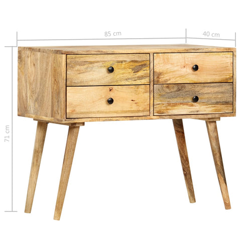 vidaXL Sideboard 85x40x71 cm Solid Mango Wood