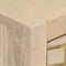vidaXL Console Table Gold 90x30x75 cm Solid Mango Wood