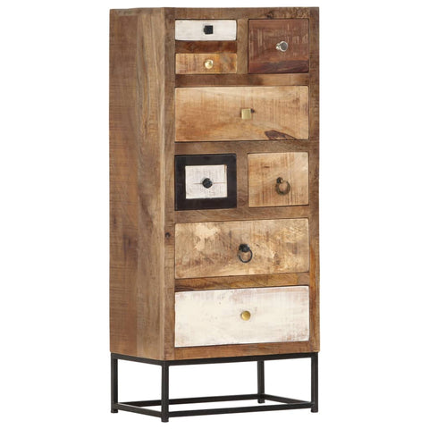 vidaXL Drawer Cabinet 45x30x105 cm Solid Reclaimed Wood