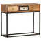 vidaXL Console Table Gold 90x30x75 cm Solid Reclaimed Wood
